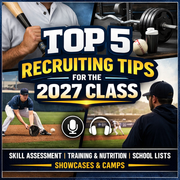 Episode 151: Top 5 College Baseball Recruiting Tips for the 2027 Class